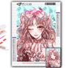 5D DIY Diamond Painting Cross Stitch Cartoon Cute Noble Girl  Diamond Embroidery Mosaic Wall Art Home Decoration