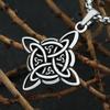 Nordic Viking Vintage Small Necklace Celtic Knot Pendant Men's Bicycle Fashion Protector Jewelry Gift Accessories