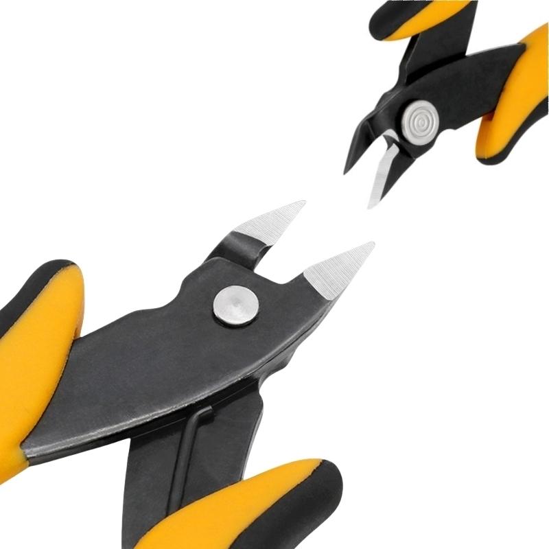 Side Snips Electronic Pliers Diagonal Pliers Wear-resistant Electrician Pliers Durable Hand Tools Electrical Cable Cutters Mini