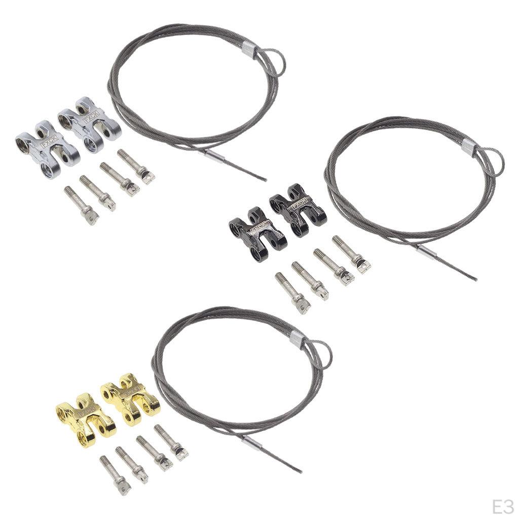 Simulation Trailer Hook Chain Tow Set Metal :10 RC Car Upgrade Part