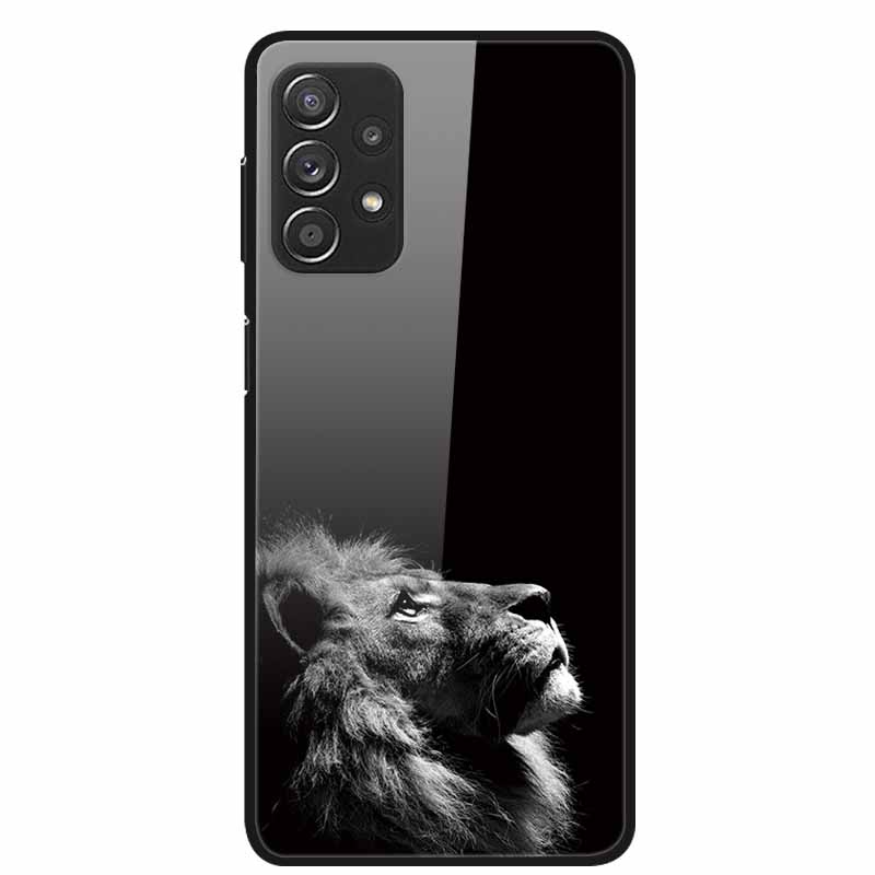 Для Samsung A52 5G 4G Чехлы A52s 5G Закаленное Стекло Жесткие Задние Чехлы Для Samsung Galaxy A52 5G Чехлы для Телефона Funda A 52s 2022 A528B