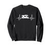 Camper Heartbeat Camping Caravan Camper Camper Sweatshirt