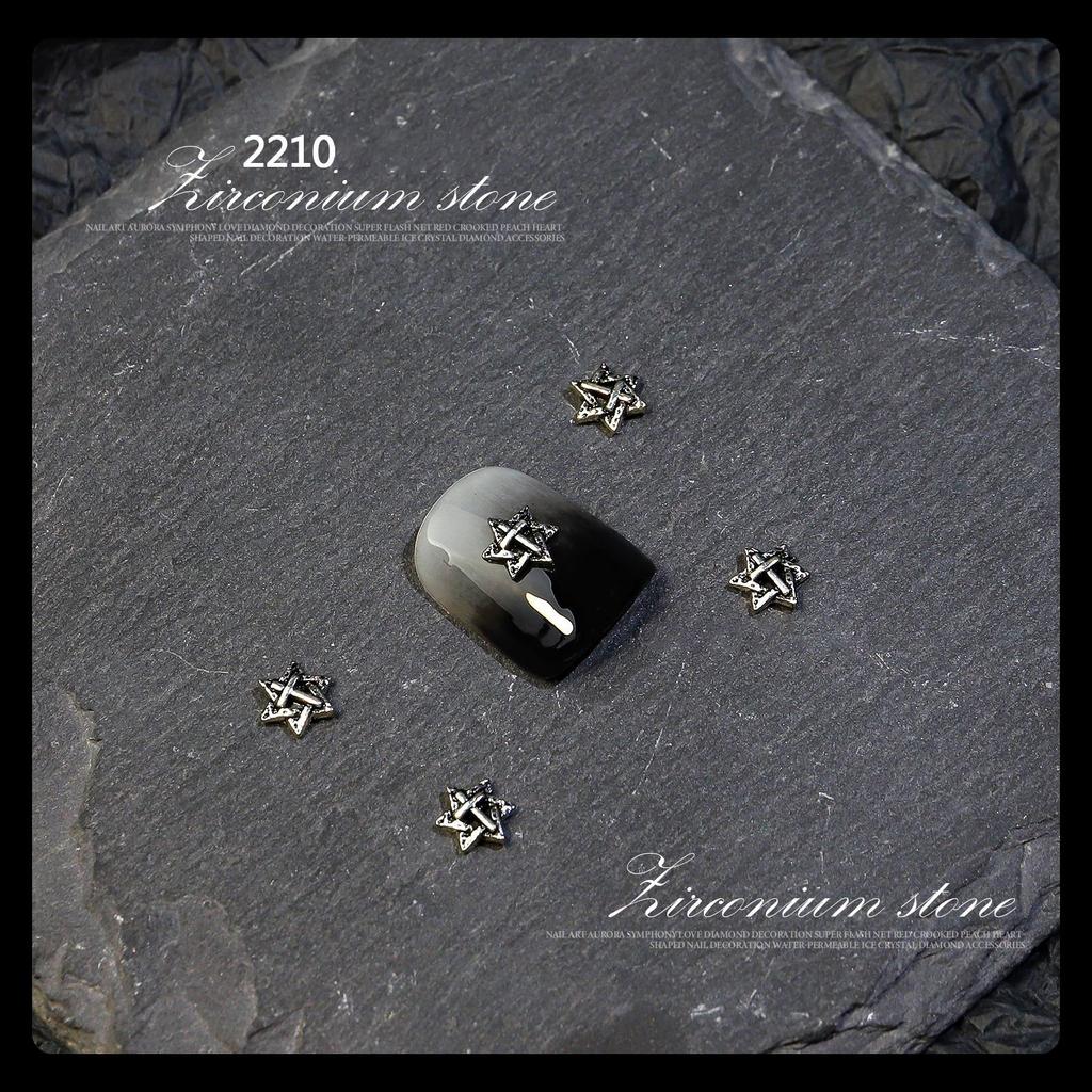 12шт. Орнамент для ногтей. Крестик. Металлический орнамент «сделай сам».