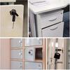 5pcs Security Lock 30mm Cabinet Drawer Lock With Mailbox Lock Combination Cylinder Lock Cabinet Door Lock - DD