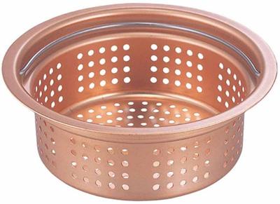 Сливное отверстие мусоросборника из чистой неглубокой меди, препятствующее появлению запаха, с легким способом поддержания гигиены кухни 26784