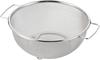 Yoshikawa Mizureed II SH9012 Round Strainer with Handles, Silver, 21cm, with Feet