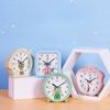Candy Color Cartoon Alarm Clock Student Dormitory Small Alarm Clock Cartoon Clock Face Bedside Clock Gift Clock Mute Scan G59