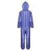 One Piece Waterproof Hooded Jumpsuit Rainwear Front Zipper and Button Fastening Drawstring Hood for Men Women Outdoor Work