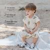 Детский летний хлопковый комплект из жилета и шорт Babylove Unisex