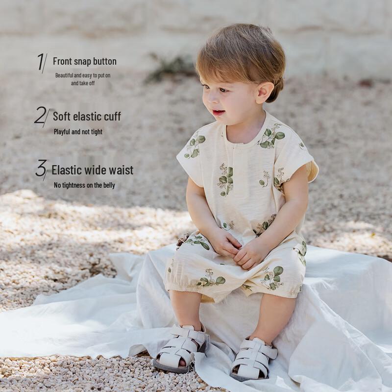 Детский летний хлопковый комплект из жилета и шорт Babylove Unisex