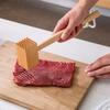 Натуральные деревянные молотки для мяса Двусторонний дизайн для мягкого и жесткого мяса Кухонный инструмент