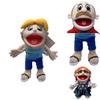 Funny Cartoon Open Mouth Boy Hand Puppet Plush Toy For Parent-child Interaction And Early Education Gift Characters)