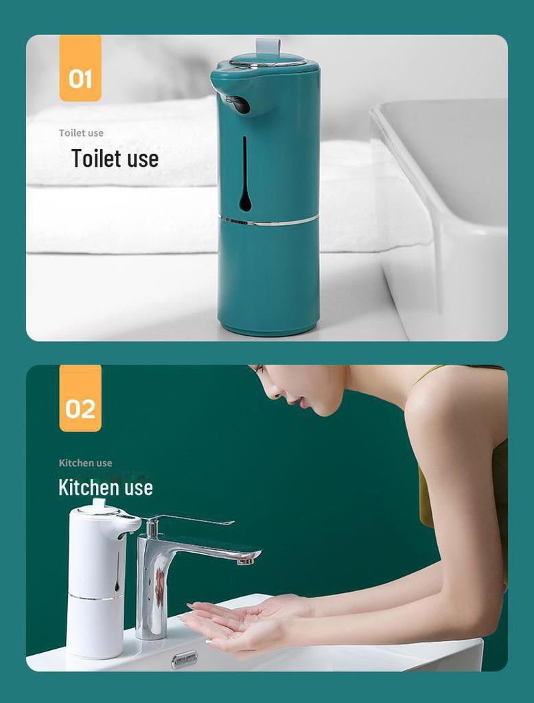 Перезаряжаемый интеллектуальный дозатор пенного мыла для рук и мобильных устройств