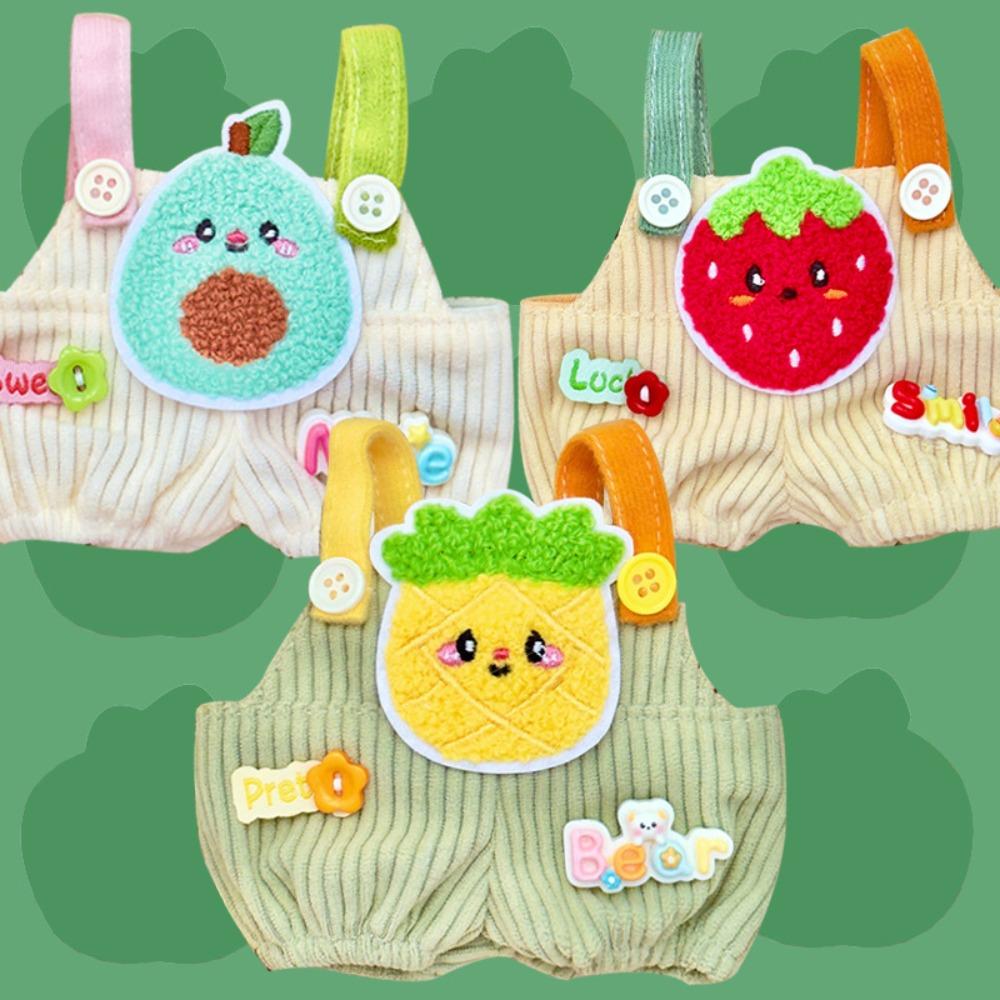 Multi-color Doll Overalls Suit Fruits Overalls for 20cm Doll Wears Clothes Accessories