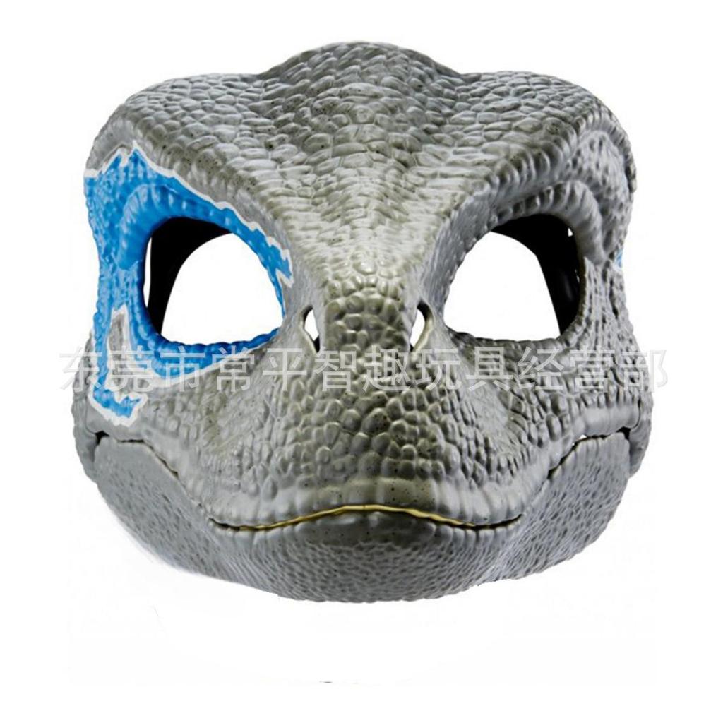 Movable-Mouth Cute Tyrannosaurus Dinosaur Mask for Halloween & Christmas