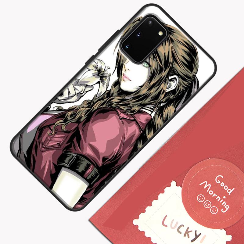 Aerith Gainsborough Final Fantasy Case For Samsung Galaxy S22 S21 S23 Ultra Note 20 S8 S9 S10 Note 10 Plus S20 FE Back Cover