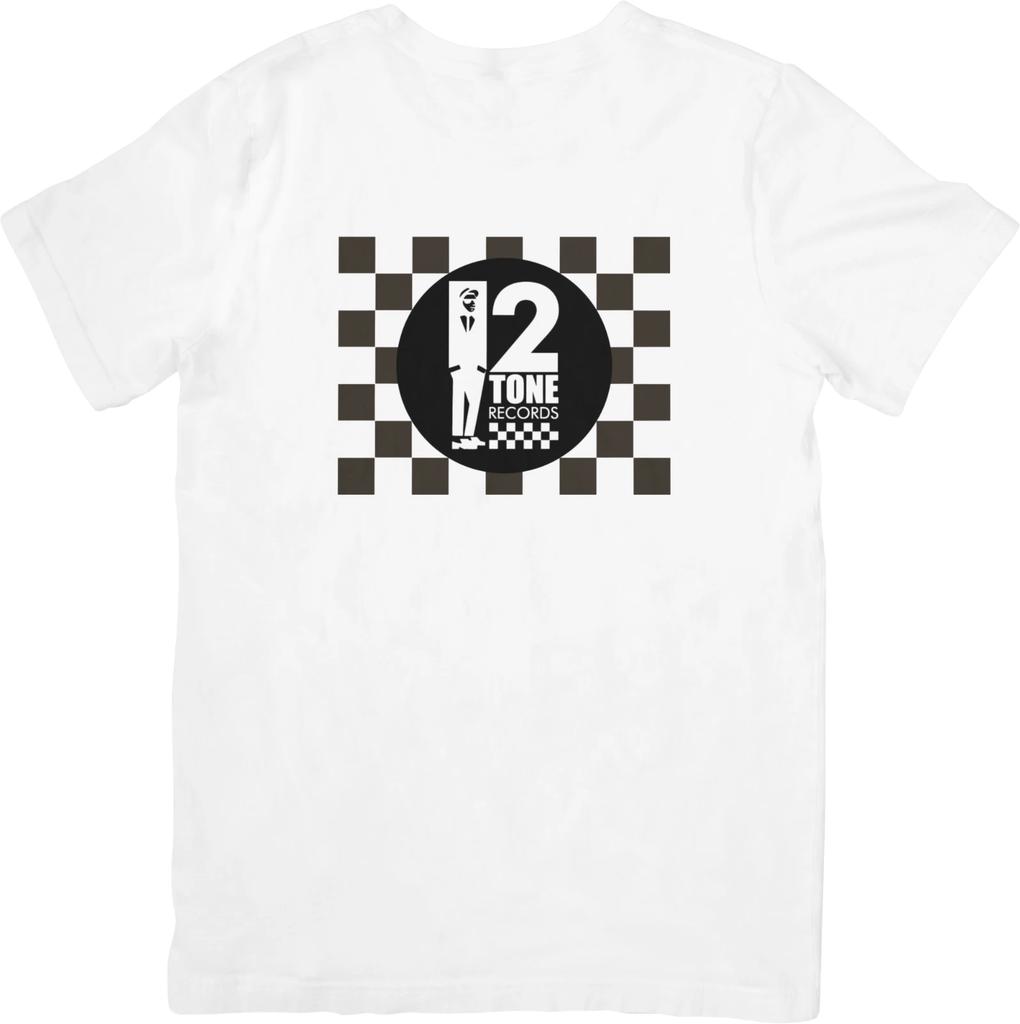 2 TONE SKA Музыка Унисекс Футболка из качественного хлопка Белая.