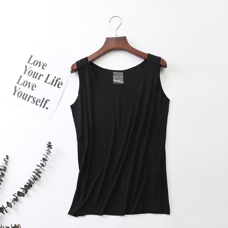 Women's Summer Modal Tank Top - Breathable, Sweat-Absorbent, Solid Color Camisole