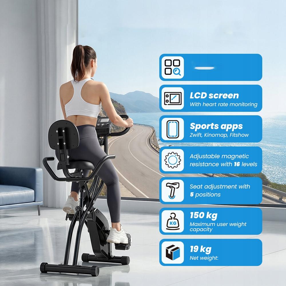 stationary exercise bike YZJ-501-DZ with app for 120kg