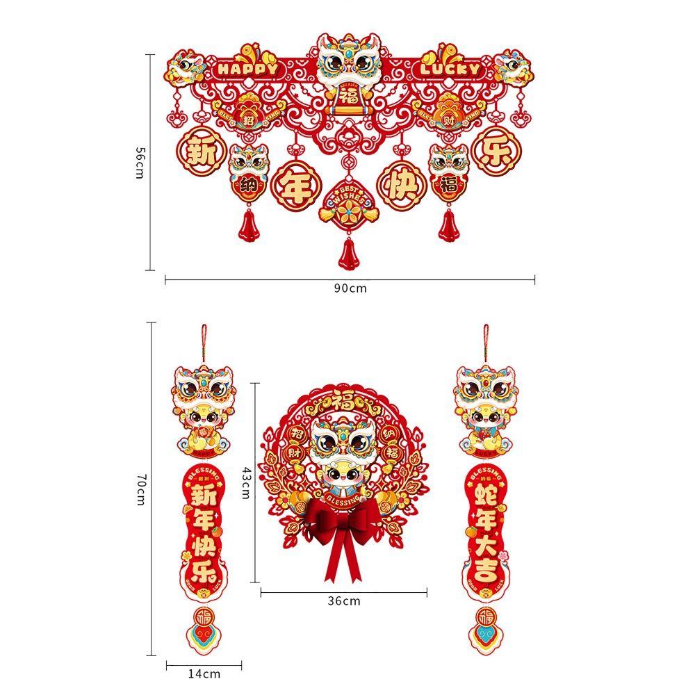 Non-woven New Year Decor Chinese Character Festival Supply  For Spring Festival Traditional Vietnam