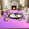 Anaheim Ducks Carpet Door Mat for Living Room or Bedroom Protective Mat Under Chair Office Decoration Christmas Gift Birthday Present
