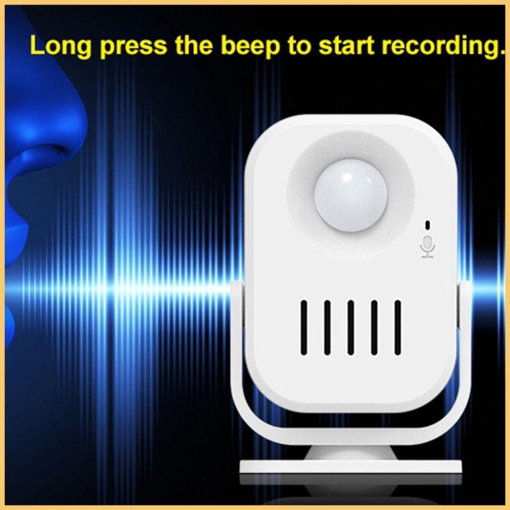 Security Alarm Smart Voice-Activated Doorbell Welcome Device  Store Office Hotel
