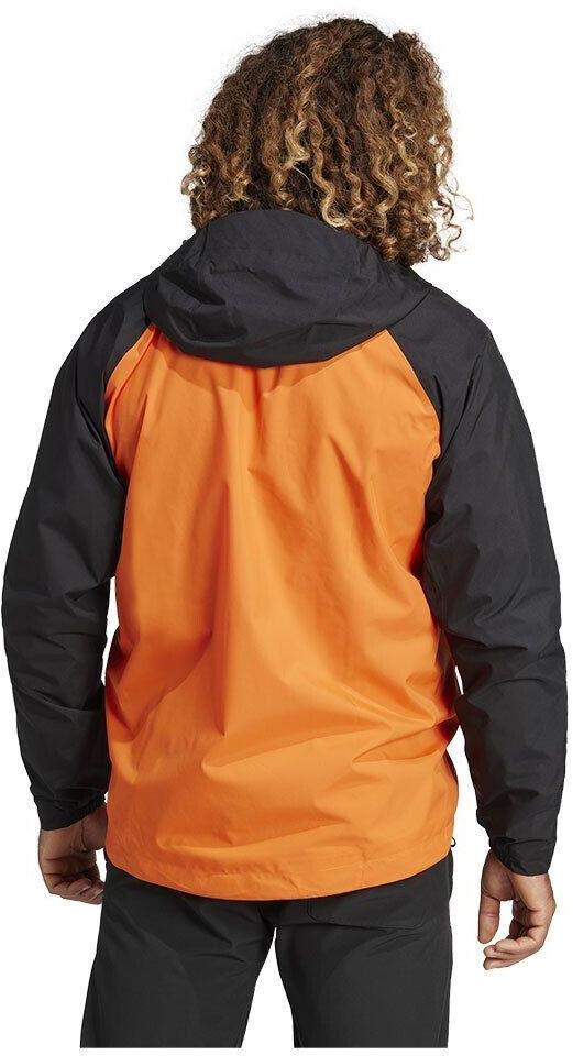 Куртка Adidas Terrex Multi 2L RAIN RDY дождевая куртка полупрозрачная оранжевая черная