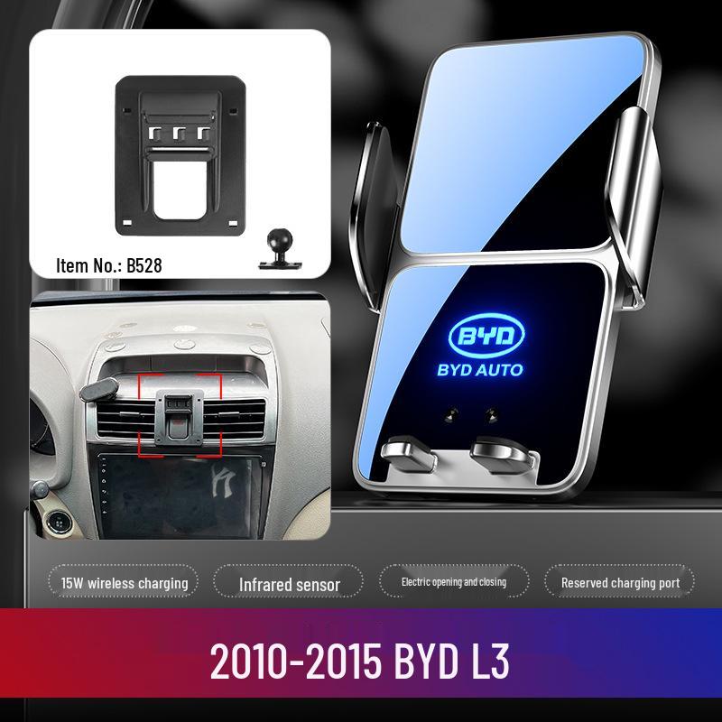 Автомобильный держатель для мобильного телефона BYD для моделей Dolphin, Qin Plus, Han EV, Tang DMI, Song MAX, Yuan PRO и E5.