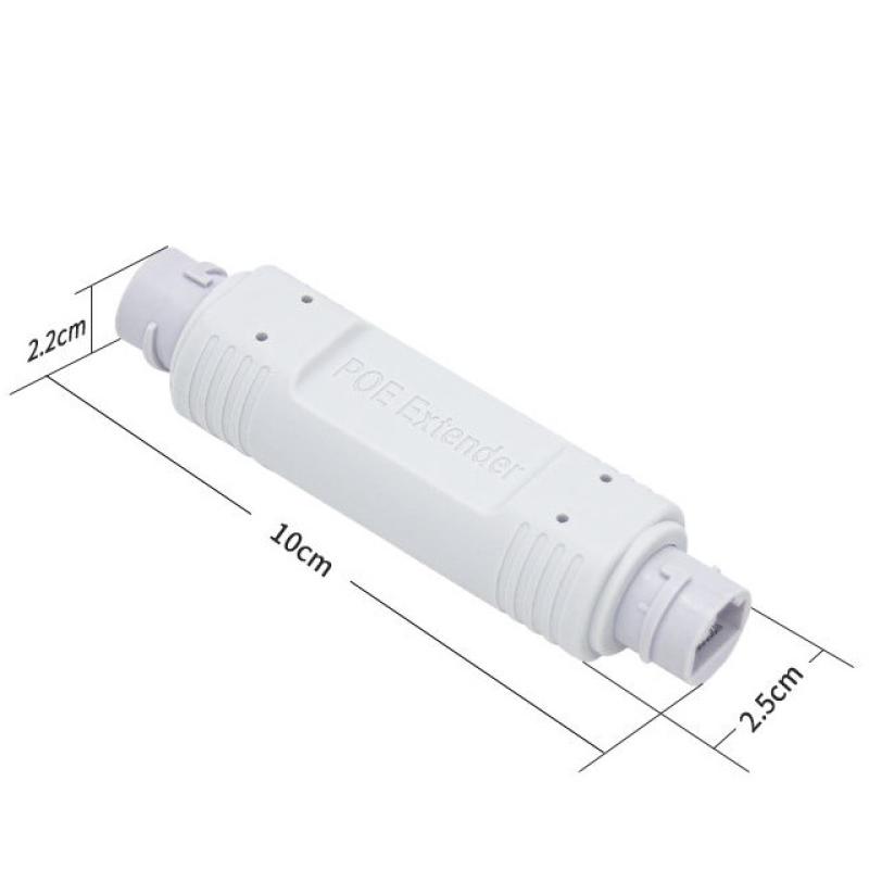 1 шт. Водонепроницаемый удлинитель PoE, адаптер-инжектор PoE, удлинитель/репитер Ieee802.3At/Af, Plug&Play для PoE-коммутатора, NVR, IP-камеры