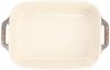 Staub Dish Antique Gray 27 X Ceramic Gratin Dish Oven Microwave Safe Japanese Dish "Rectangular 20cm" [Authorized Product] 40511-884