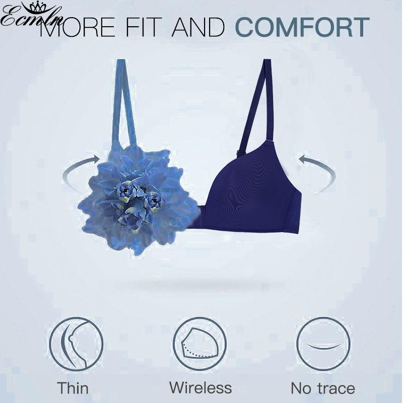 Женский бюстгальтер Push Up Поддерживающие бюстгальтеры Бесшовные бюстгальтеры на косточках с глубоким вырезом Мягкие удобные Inbarely Bras