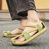 New Retro Roman Sandals Men's Sports Sandals Summer Outdoor Couple Beach Shoes Soft and Comfortable Versatile Slippers 36-47