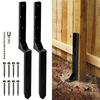 Sturdy Fence Post Spikes Support Stable Fence Post Repair Stakes  Home