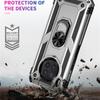 KEYSION Shockproof Armor Case for Honor 50 Lite PC + Silicone Ring Stand Phone Back Cover for Huawei Y7A Y9A Nova 8i Y60