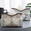 Paper Towel Box Folding Pu Leather Paper Towel Box With Bottom Napkin Holder Storage Box Home Living Room Decoration
