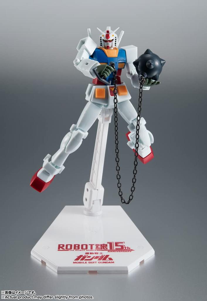 TAMASHII NATIONS ROBOT Spirits Mobile Suit Gundam Gundam Spirits 15th Приблизительно 125 мм окрашенная подвижная фигурка RX-78-2 ver.. АНИМЕ. ~РОБОТ