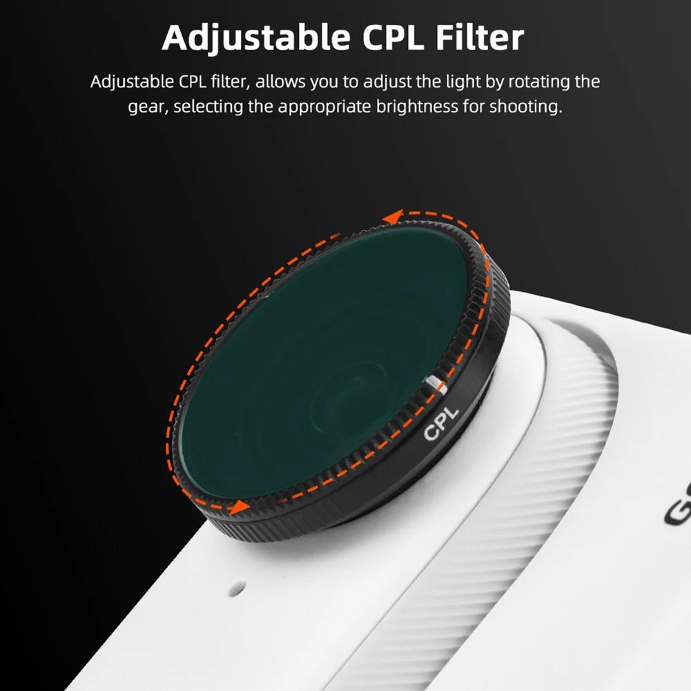 Для экшн-камеры Insta360 GO 3S Набор фильтров для объектива камеры УФ CPL ND8 ND16 ND32 ND64 Для Insta 360 GO 3S Наборы аксессуаров
