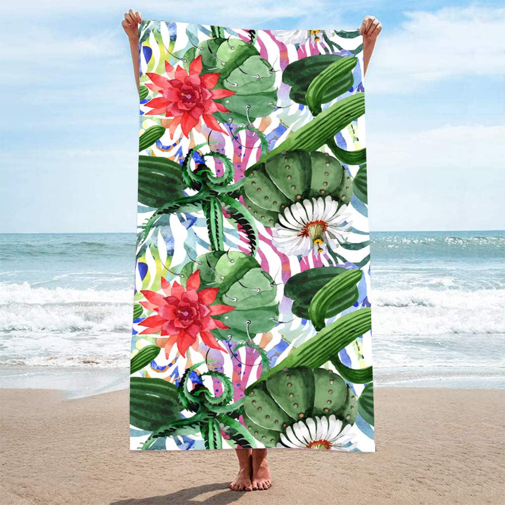 Locomotive Enthusiasts Sports Towels Quick-drying Double-sided Velvet Beach Towels Printed Bath Towels