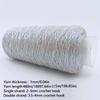 1PC Core Yarn Silver Plated Crushed Silver Color Super Shiny Wire Ball Yarn Bag Material