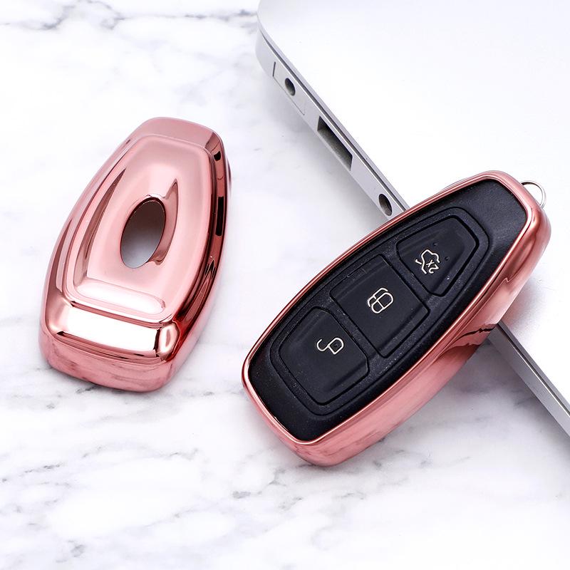 TPU Protective Ford Key Case for Kuga, Focus, EcoSport, Escort, and Mondeo