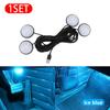 Car Interior Atmosphere Lamp Refitted LED Flash Decoration Lamp Sole Lamp Three Color Inside the Car Foot Ambient Light