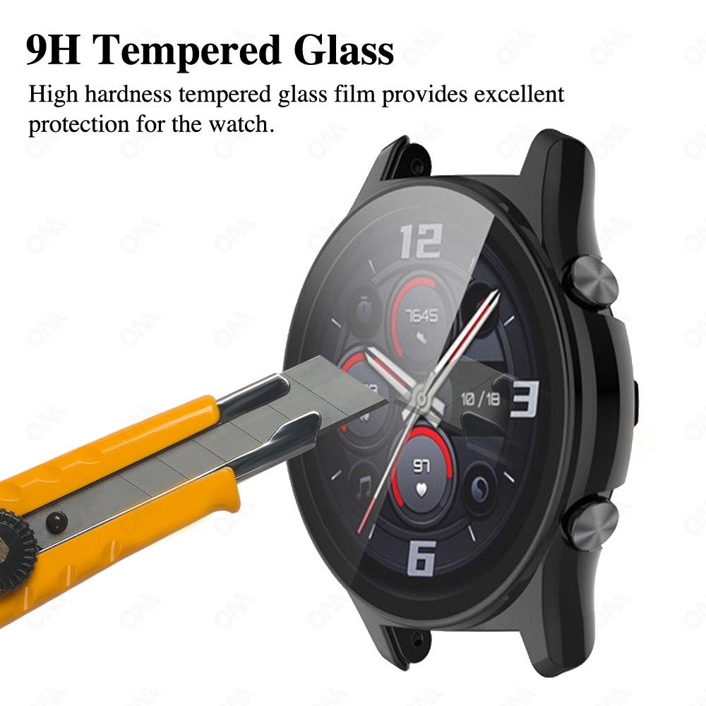Твердый чехол-протектор для экрана ПК для Huawei Honor Watch GS3 GS 3 Защитная крышка от царапин с чехлом из закаленного стекла Аксессуары