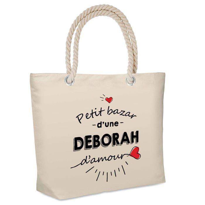 Sac de plage - PLANETEE - isotherme Bazar d'une Deborah d'amour - Glacière souple - Coton - Grande contenance
