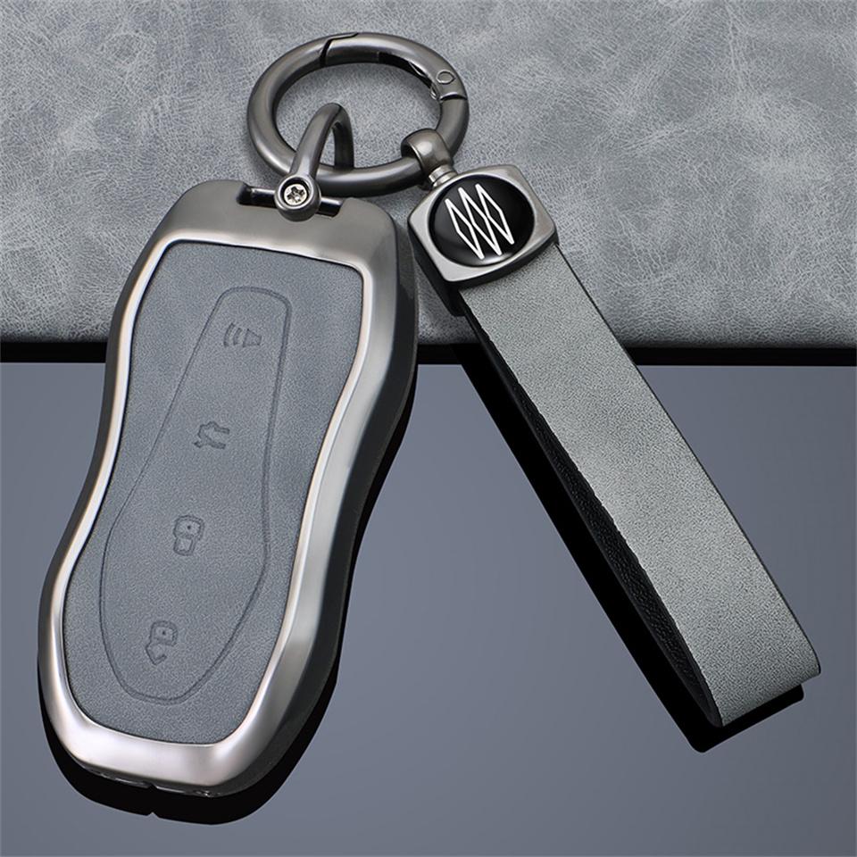 Чехол для автомобильного ключа, держатель, защитная оболочка для Geely New Emgrand GS X6 SUV EC7, аксессуары для стайлинга автомобиля, брелок с пряжкой