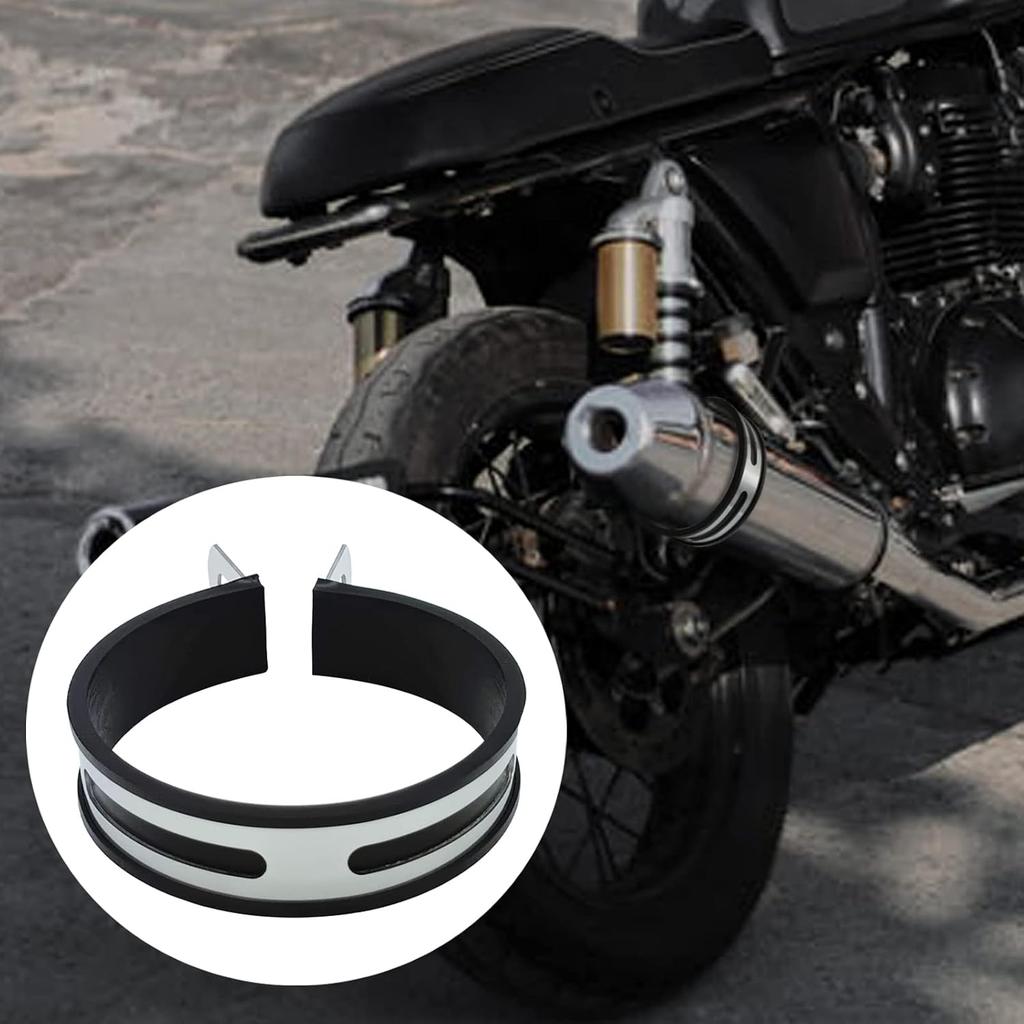 Universal Motorcycle Exhaust Clip Clamp Muffler Pipe Hanger Bracket | Half Round, Suitable for Most Motorcycles