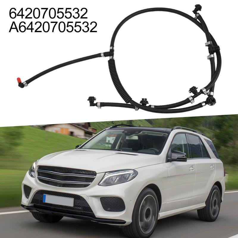Fuel Injector Return Hose Pipe For Mercedes for E/G/S/M/CLK/GLK/C-Class 6420705532 A6420705532 Engine Auto Parts Black Plastic