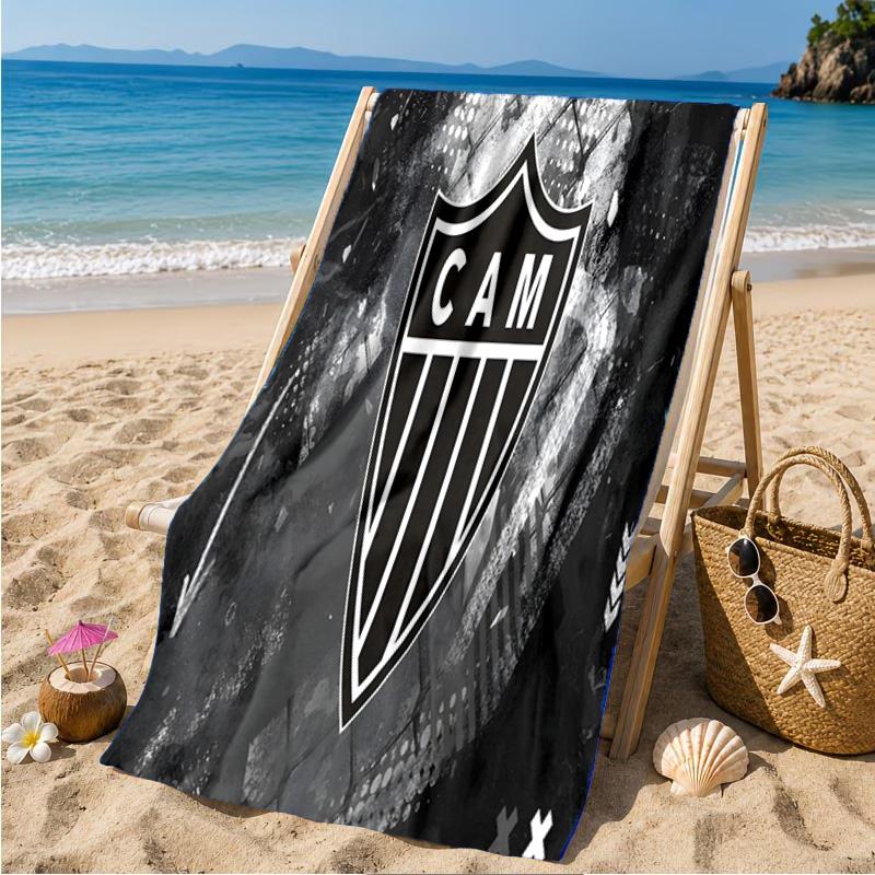 Brugge Emblem Design Beach Towel Microfiber Beach Towel, Lightweight and Quick-Dry, for Summer Travel, Swimming Pool Fan Birthday Gift