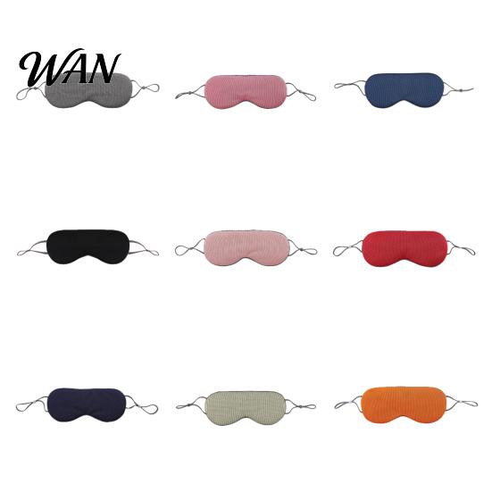 Breathable Sleep Cover Double-sided Eye Mask with Adjustable Ear Straps Men Women Light Portable Blocking Travel Naps Sleeping Blackout Blindfold