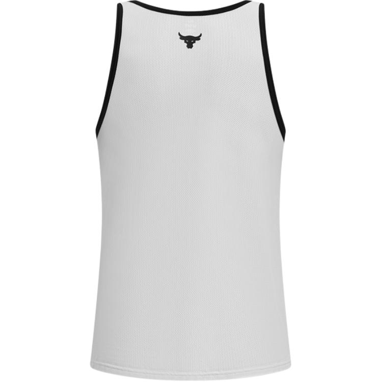 Under Armour Мужской топ-майка в стиле рок Белый 6005471-100