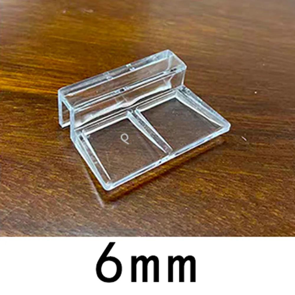 5/6/8/10/12мм Клипсы-держатели для покровных стекол аквариума 5шт Аквариумные акриловые клипсы Держатели для покровных стекол Зажимы Аксессуары